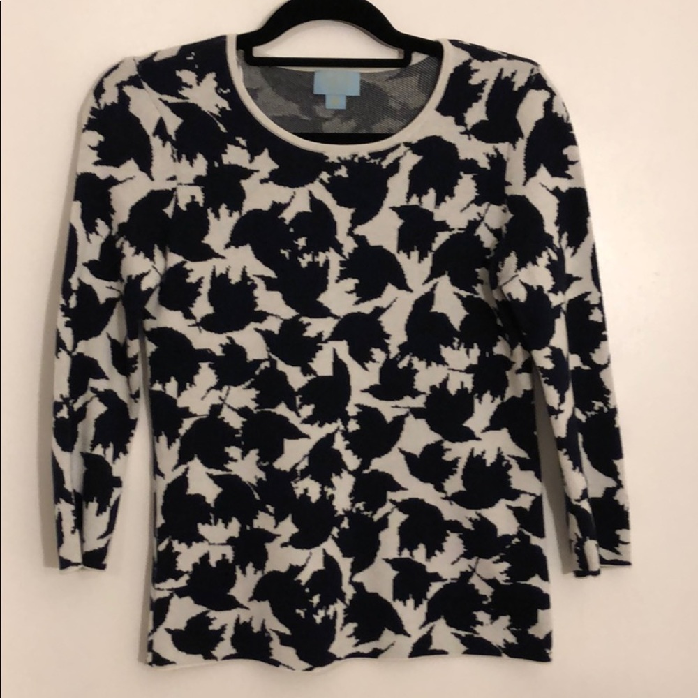 CeCe pattern knit sweater